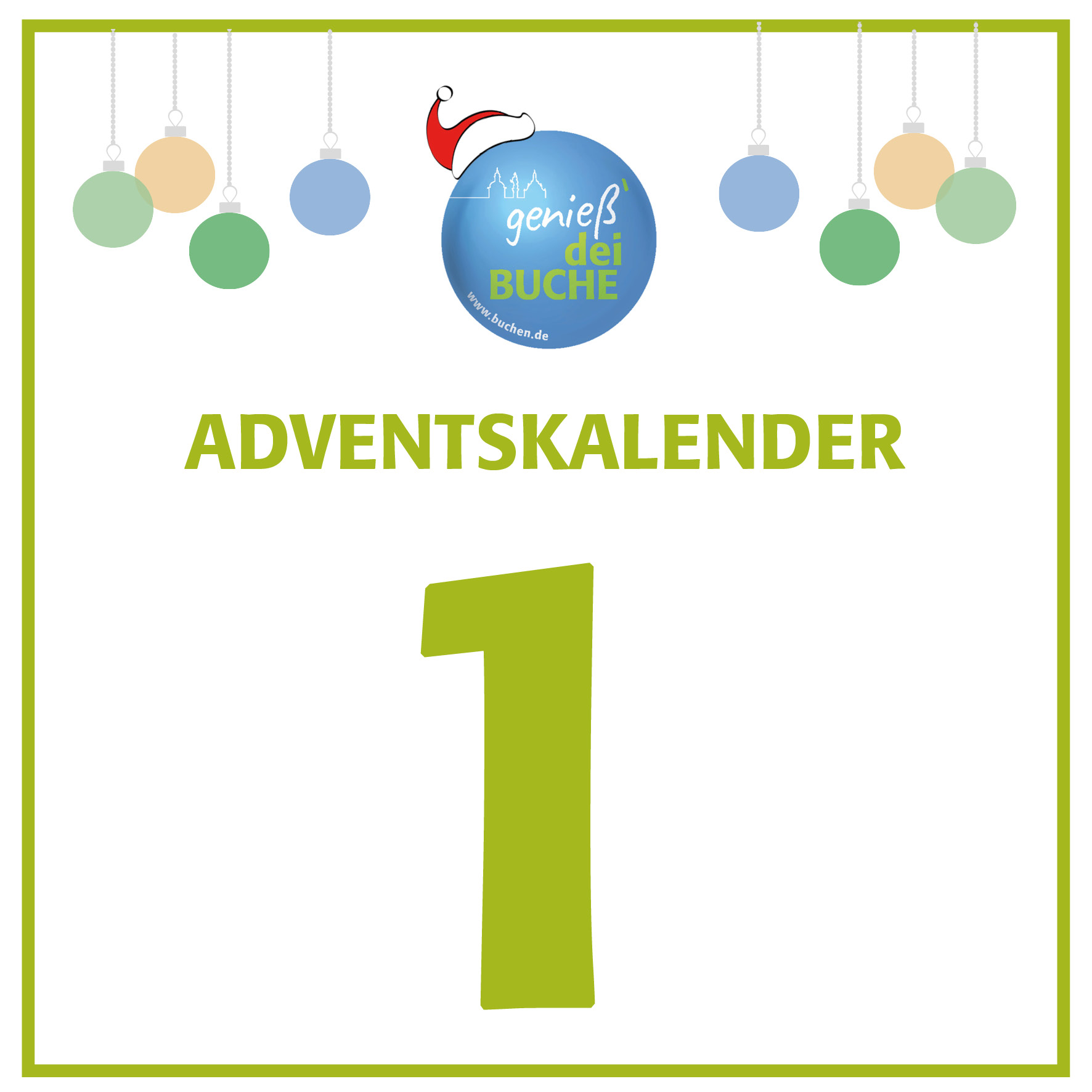 Buchen Adventskalender 1