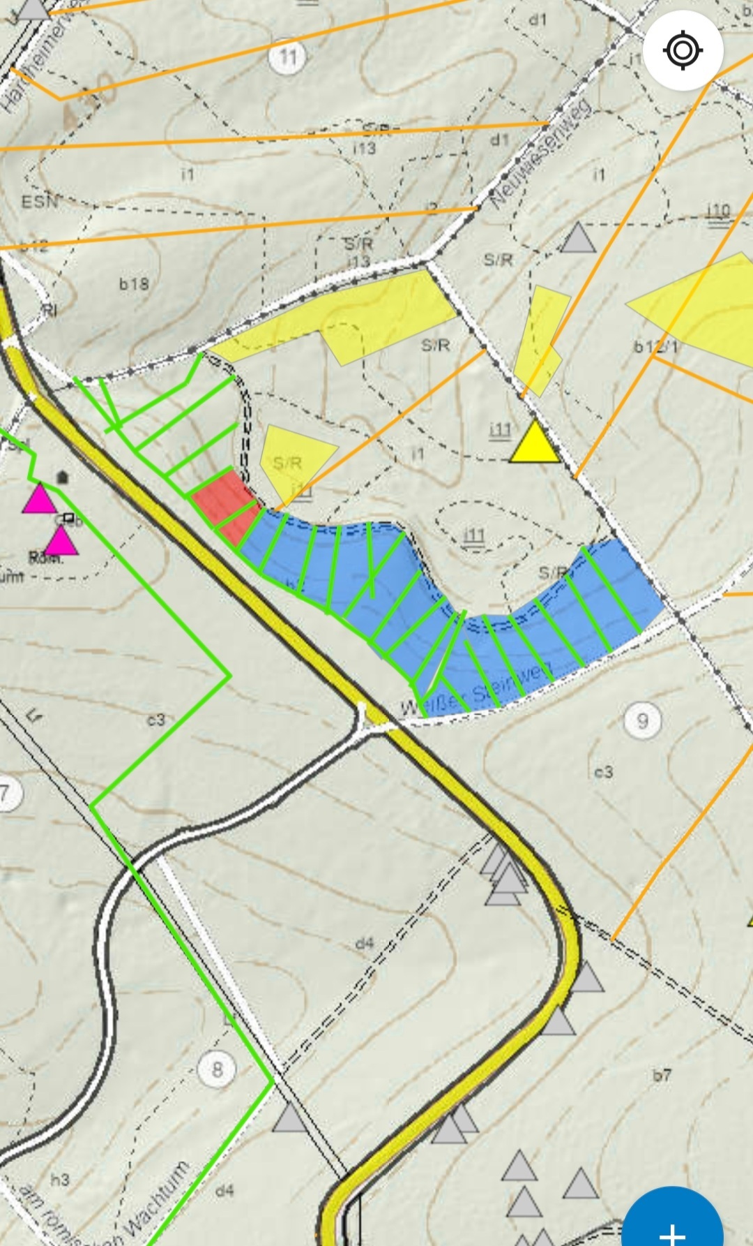 Plan Hettingen Großer Wald