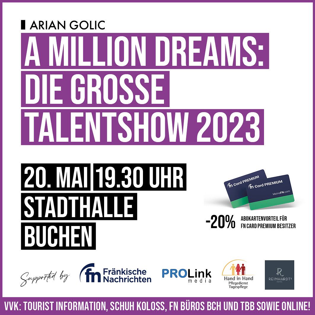 Flyer Instagram Bühnenshow 20 05 2023