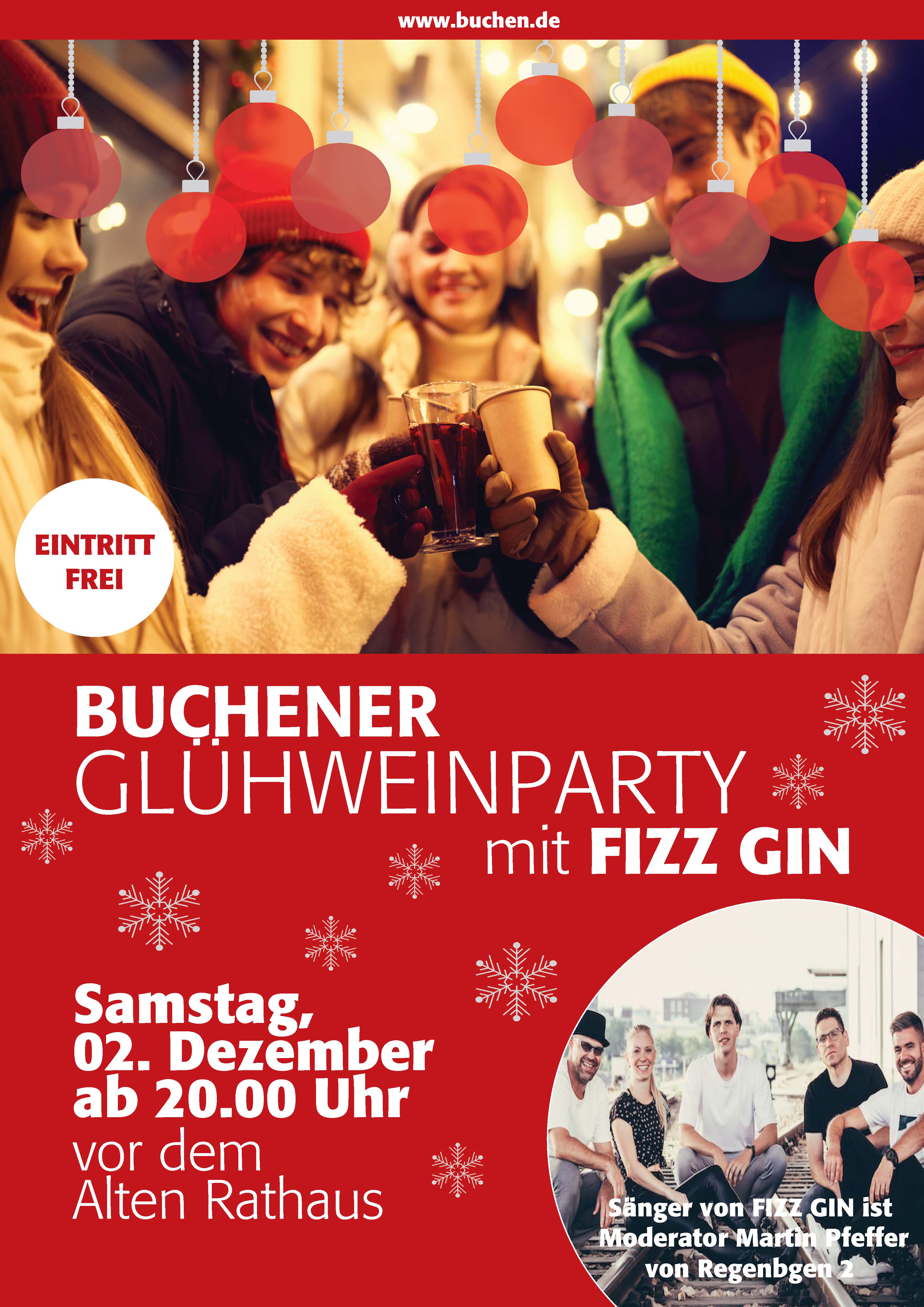 Glühweinparty Plakat