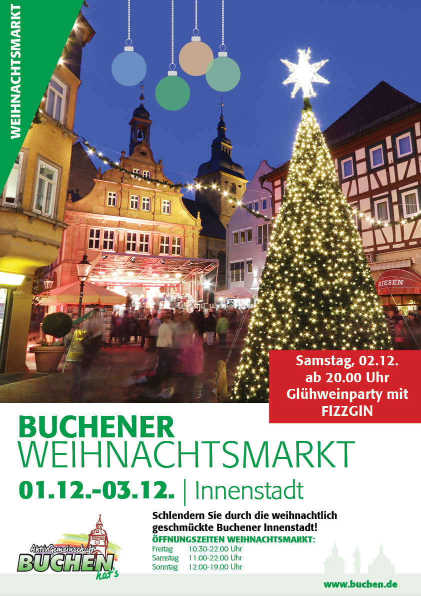 Weihnachtsmarkt Plakat