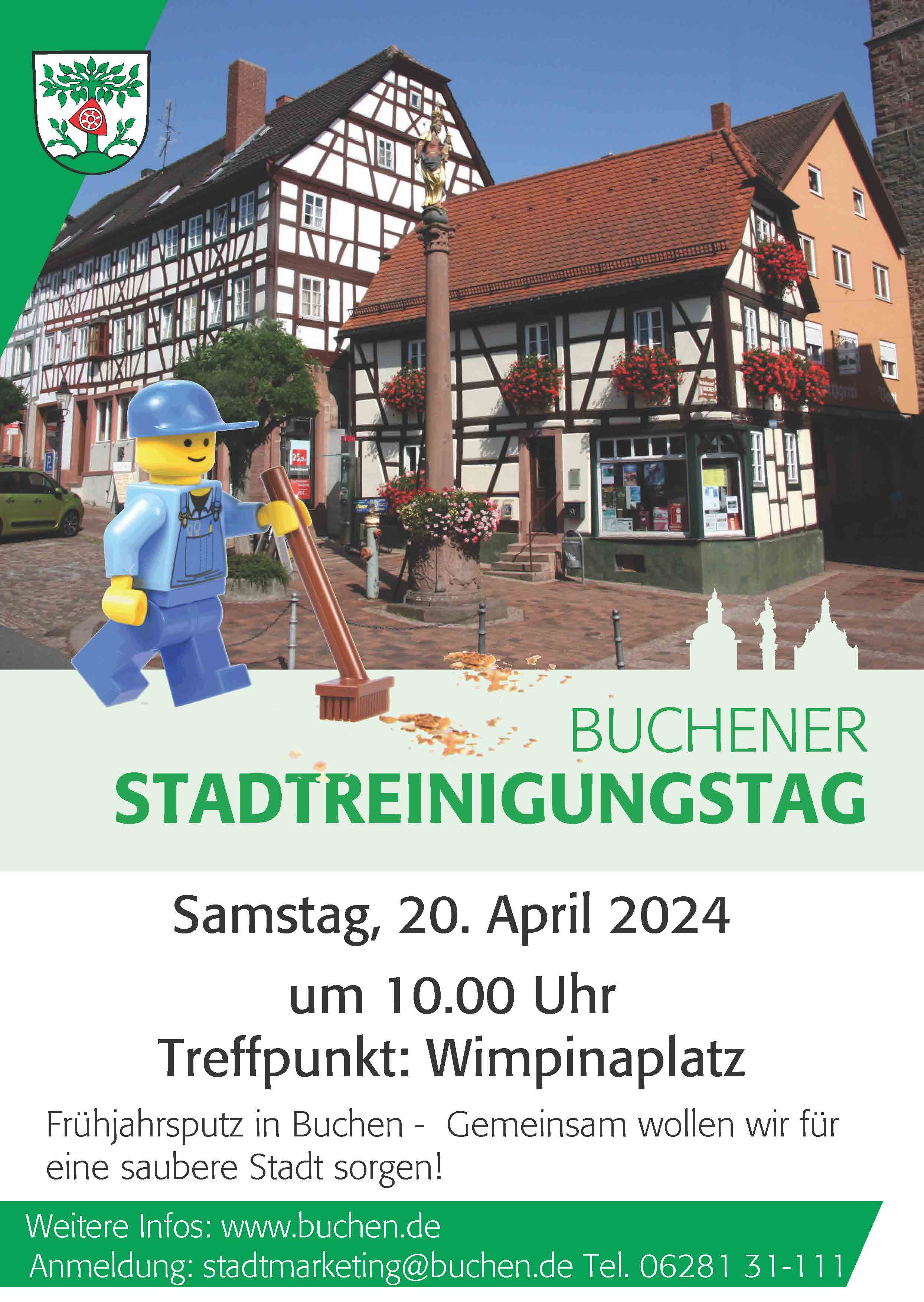 Plakat Stadtreinigungstag 2024